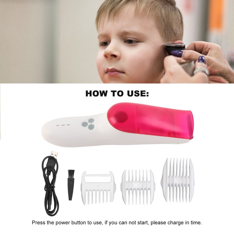 Baby Hair Trimmer for Infant Todder Low Noise Waterproof Children