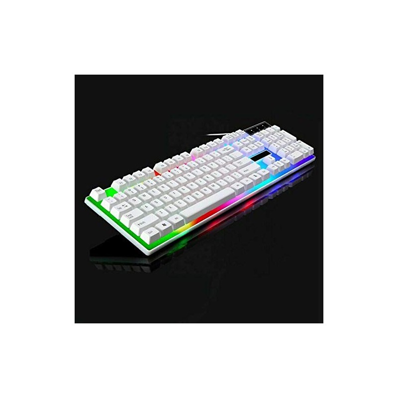 Rainbow Gaming Keyboard and Mouse Set Multi-Color Changing Backlight Mouse