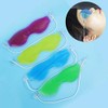 4 Antifaz Gel, Descanso Ojos Relajante Antifaz, Migraña, Estrés, Compresa