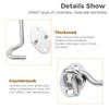 Dreld 12" Cabin Hook Eye Latch for Doors, 2Pack Eye