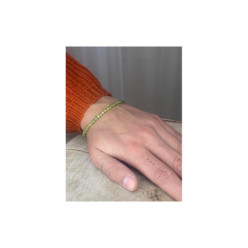 Lebensquelle Plus Peridot Ball Bracelet + 925 Silver Ball |