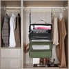 Olosar Suitcase Organizer, Travel Luggage Organizer Portable Hanging Travel Shelves