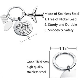 BNQL Airplane Keychain Pilot Gifts Aircraft Airline Gifts 3d Airplane Model Key Ring Flying Aviation Crew Gifts Graduation Gifts (Airplane Keychain)