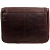 Rowallan Mens Structured Brown Leather Hanging Large Wash Travel Toiletry