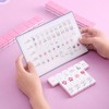 160 Pink Engraved American Mahjong Tiles Set with Carrying Bag