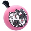 Liix Bicycle Bell Design Bell, Meow - Pink, db21