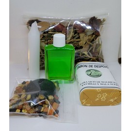 KIT DESPOJO ROMPE BRUJERIA BAÑO PARA SU PROTECCION Y ROMPER LAS MALAS ENERGIAS