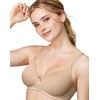 Wonderbra Womens Breathable Cups Wirefree Bras, Paris Nude/Porc, 34B US