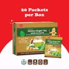 Pocas Honey Ginger Instant Tea Powder, Green Tea Flavor, Ginger