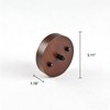 QJCMUUYI 5.1" Wooden Ceiling Canopy Kit Handmade Wood Ceiling Plate