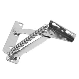 Powertool Spring Hinge Support Hinge Smooth Quiet 80 Degree Top Door Hinges for Folding Sofa Bed Cabinet Door Silver