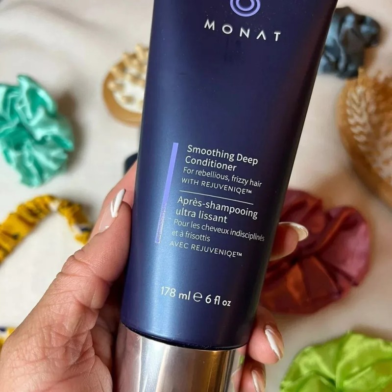 Monat Duo Smoothing Shampoo and Conditioner for rebellious,fri