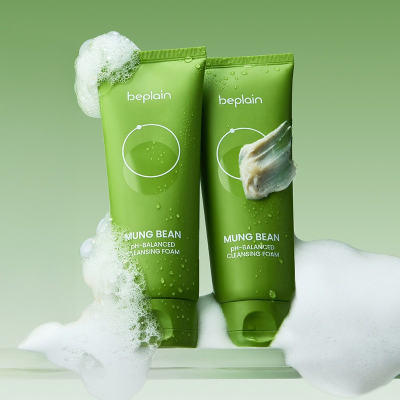 [비건뷰티] 비플레인 녹두 약산성 클렌징폼, 80ml, 1개 [Vegan Beauty] Beplain