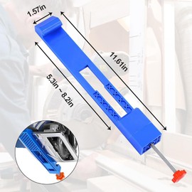 Circular Saw Guide Rail - TRACOMPAN 2Pcs Adjustable Cutting Machine Base Guide for Precision Woodworking Cuts | Electric Circular Saw Milling Positioning Clamp | Cutting Positioning Tool