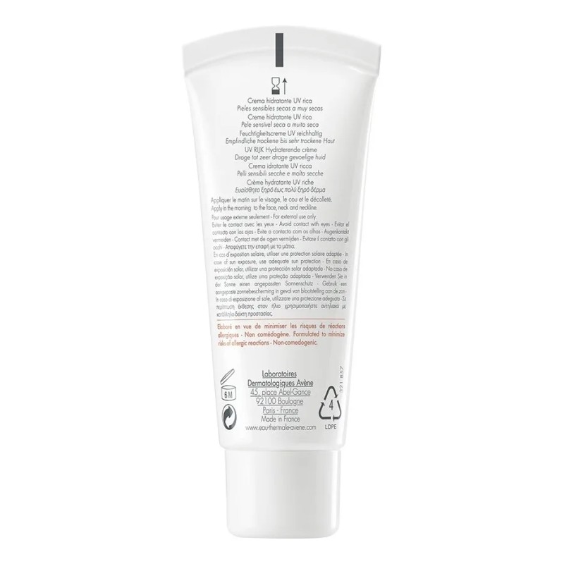Avene Hydrance Riche Spf Hidratación