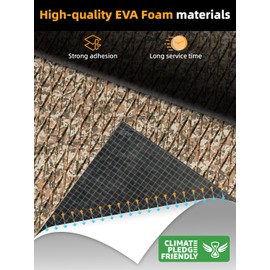 FOCEAN Boat Flooring EVA Foam Boat Decking Camo Marine Flooring Self-Adhesive Marine Mat for Motorboat RV Yacht Kayak, 94.5''x 23.6'', Gravel Camo