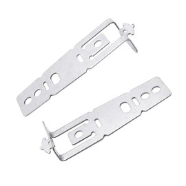 2pcs Dishwasher Mounting Bracket,WD01X27759 Dishwasher Countertop Mounting Bracket,Compatible with General Electric,GE,Hotpoint,RCA,Kenmore Models (Silver)