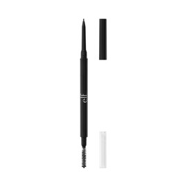 e.l.f. Micro-Fine Brow Pencil, Waterproof Brow Color & Spoolie For Shaping Brows & Creating A Feathered Natural-Looking Finish, Vegan & Cruelty-Free, Black