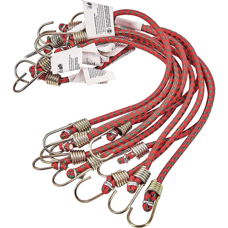 iSeventy9 10-inch (25cm) Mini Bungee Cords Versatile Elastic Stretch Hooks