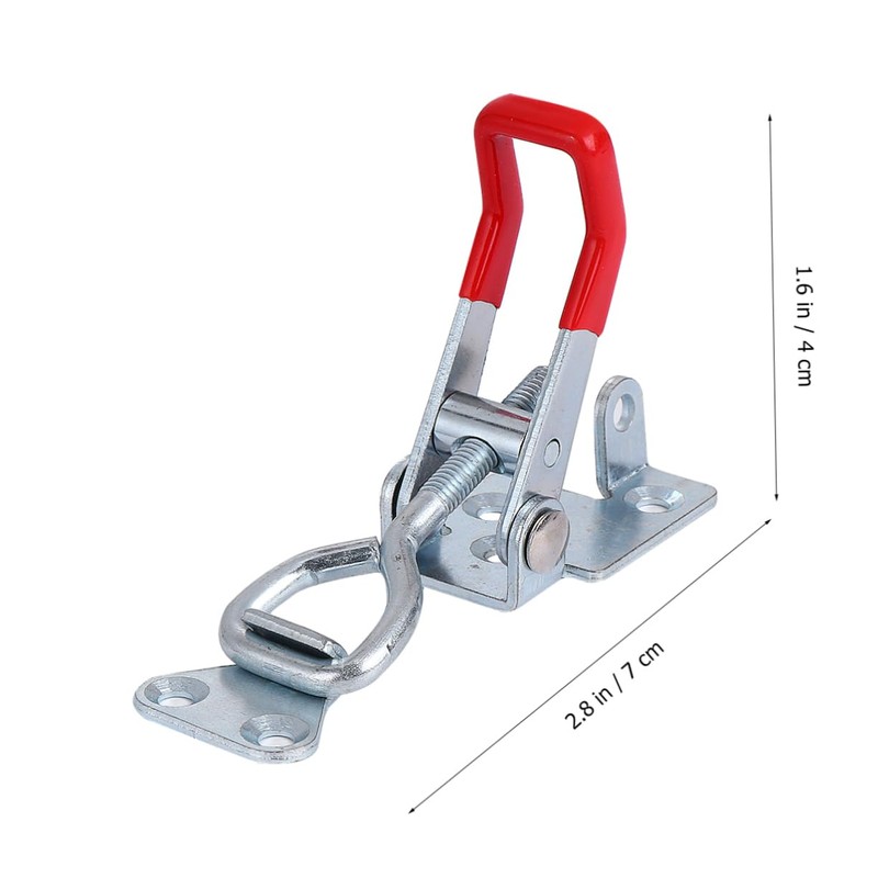 SEWACC 4PCS Adjustable Toggle Clamp Heavy Duty Iron Latch for