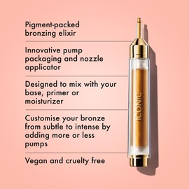 Instant Sunshine Bronzing Drops by Iconic London for Women - 0.43 oz Bronzer Bronceador