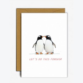 loveloop Let’s Do This Forever Romantic Greeting Card - Anniversary, Valentine’s Day - Birthday Card for Couples -Cute Birthday Card for Boyfriend Girlfriend (A Style)
