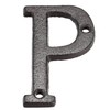 sourcing map House Letter, 3 Inch Cast Iron Letter P