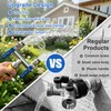 2 Way Garden Hose Splitter, 304 Stainless Steel T Valve,