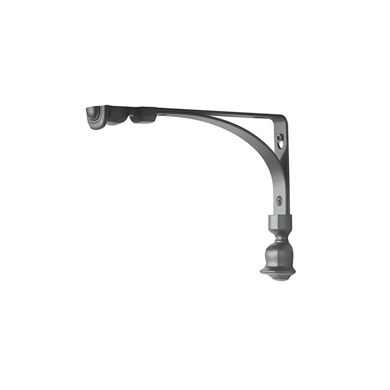 Rubbermaid 1877643 Decorativo, Soporte para Estante, Tulipán, Níquel Satinado, Tulip,