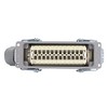 Conector Impermeable Rectangular de 24 Pines, Enchufe Y Enchufe Adaptador