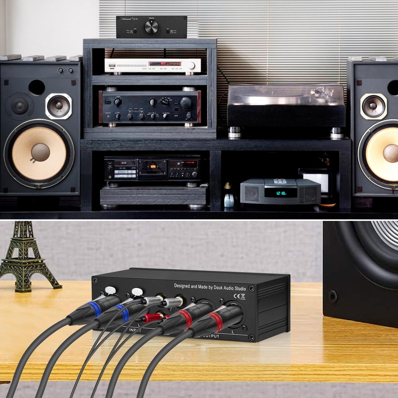 Nobsound Mini Fully-balanced/Single-ended Passive Preamp; Hi-Fi Pre-amplifier; XLR/RCA Volume Controller