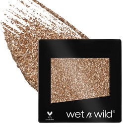 wet n wild Color Icon Glitter Eyeshadow Shimmer Brass and Color Icon Glitter Single - Bleached