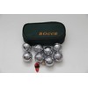 8 Ball 35mm Metal Mini Bocce/Petanque Set with Green Bag