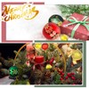 44-Piece Christmas Baubles Set, shallyong Christmas Tree Baubles, Plastic Christmas