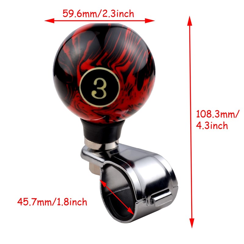 Lunsom Steering Wheel Spinner Knob,Steering Wheel Power Handle Car Turning