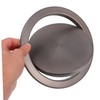 VICASKY Stainless Steel Recessed Trash Can Lid Flap Cover for