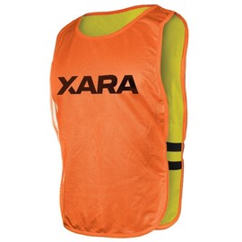 Xara Reversible Training Bib - Unisex - Color: Orange/Yellow, Size: Youth