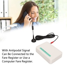 GSM Fixed Wireless Terminal, 3G 4G LTE Quad Band GSM 850/900/1800/1900MHz Desktop Wireless Terminal Caller ID Dialer with LED Light Indicator for Landline Telephone, Alarm, Default