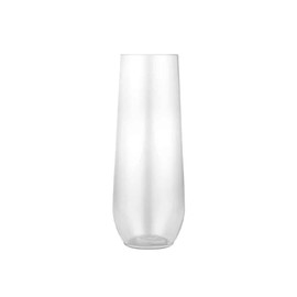 EcoQuality 9 oz Clear Plastic Stemless Shooter – Disposable Reusable Shot Glasses for Party Drinks Cocktails Tastings Weddings Bars Catering Events and Special Occasions (6)