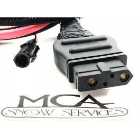 MAXIM WESTERN FISHER SNOW PLOW BATTERY CABLE TRUCK HARNESS COVER 3 PLUG SYSTEM 63411