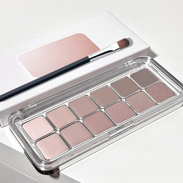 Eye Shadow Palette for Women, Versatile Brown Pink Nude Eyeshadow,