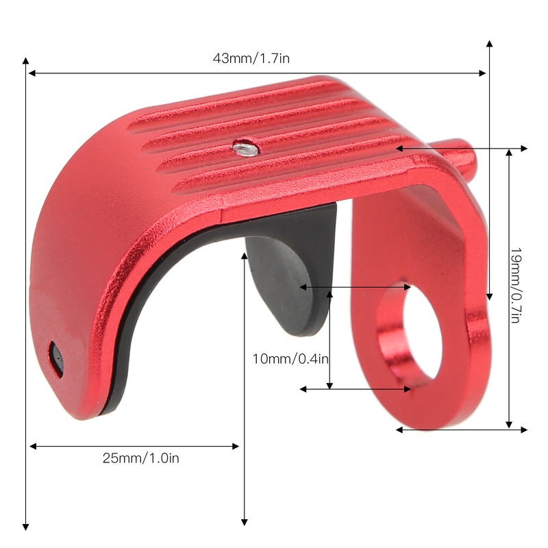 Lp Litepro Aluminum Alloy E Buckle Front Fork Hook E