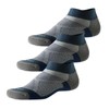 WANDER Breathable Running Ankle Socks 3 Pairs Merino Wool Cushioned
