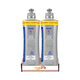 Tono sobre Tono MyE Tratamiento capilar Gris Plata (2 Pack) Tono sobre Tono Gris Plata 300mL Matizante Capilar Gris Plata Tono sobre Tono Gris Plata