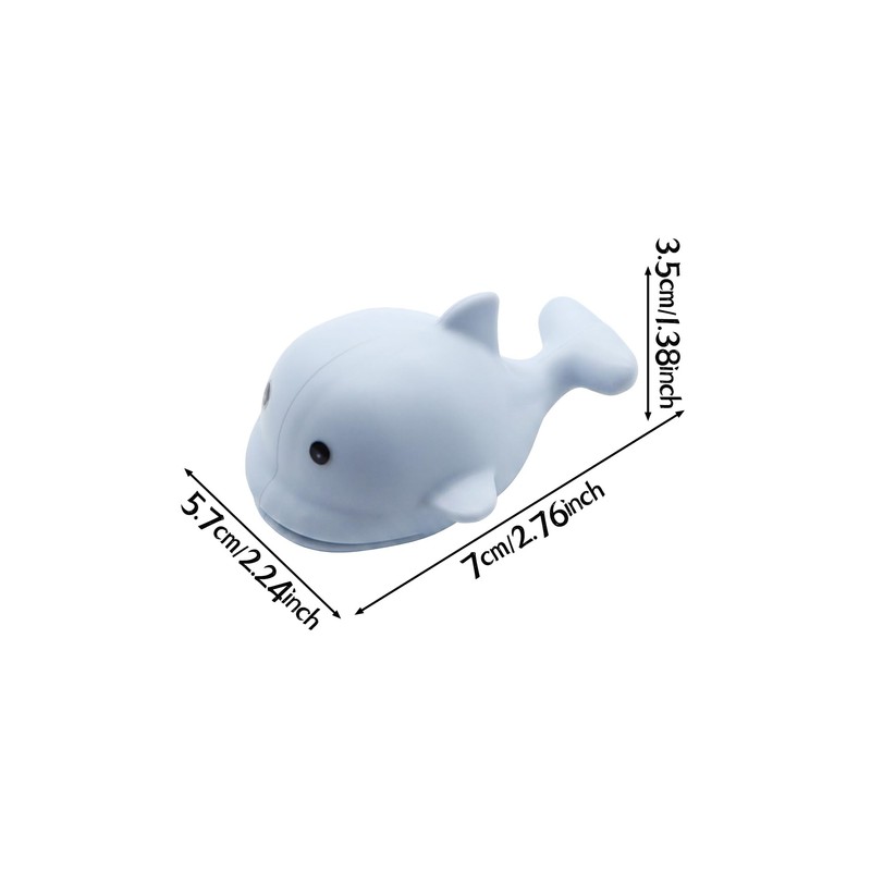 4 Pieces Whale Bag Clips - Magnetic Fridge Clip for