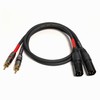 Suanqi WJSTN RCA to XLR Cable, XLR Male to RCA
