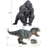 Gemini&Genius King Kong Toys Vastatosaurus Rex Dinosaur World Toys Stand