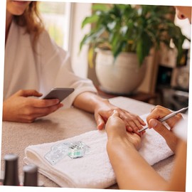 FRCOLOR Mini Nail Crystal Cup Acrylic Liquid Container Crystal Nail Cup Tiny Portable Art Tool