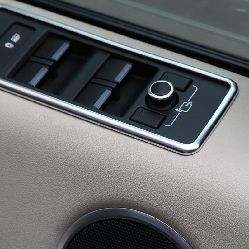 ABS Chrome Window Lift Button Frame Trim Accessories for Land