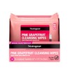 Neutrogena Twin Pack sin Aceite Limpiador Wipes, Pink Grapefruit